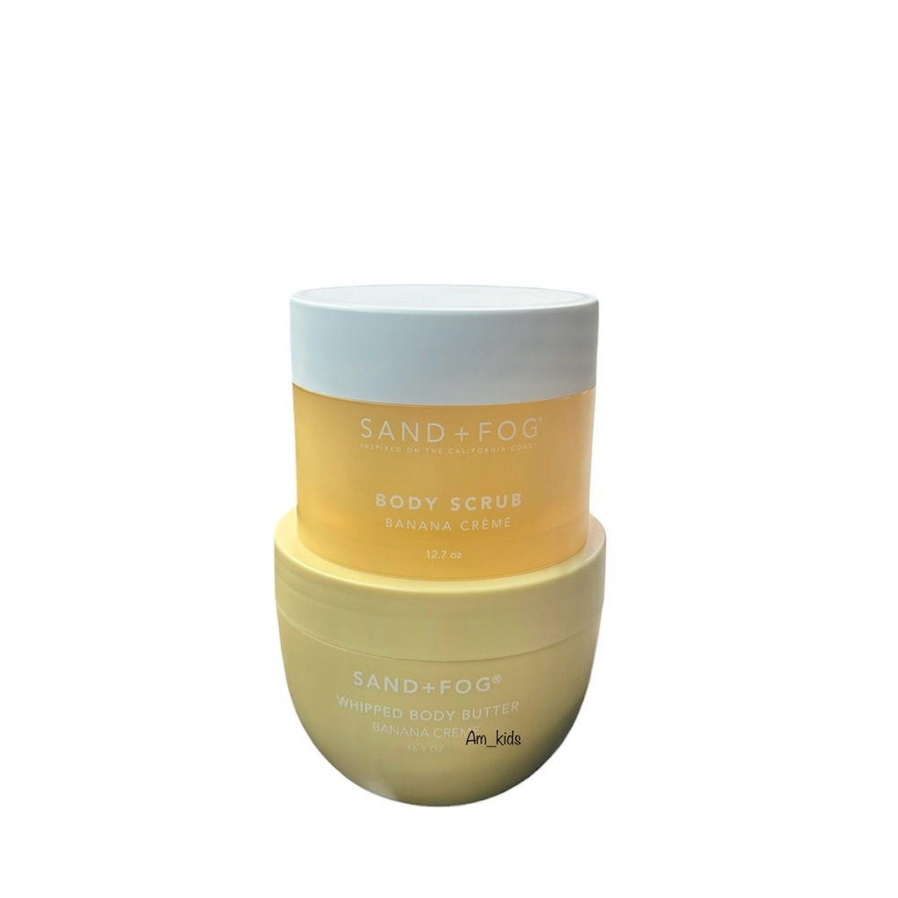 Sand and Fog whipped body butter and scrub 
NEW